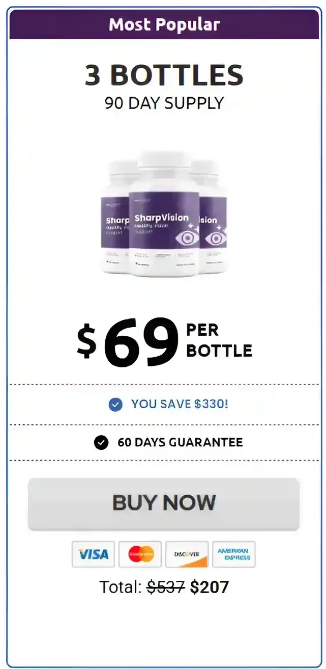 SharpVision 3 bottle price